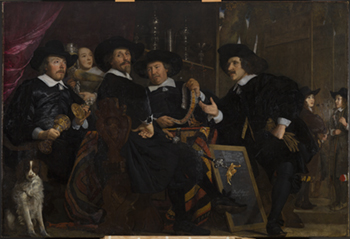 Bartholomeus van der Helst, De overlieden van de Handboogdoelen