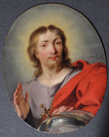 Jacob de Wit, Christus als Salvator Mundi (1727)