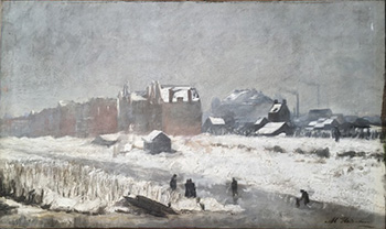 Marie Heineken, Willemsparkweg, olieverf op doek, 42,7 x 71,2 cm. Particuliere collectie.
