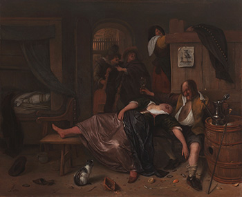 Jan Steen, Dronken paar (ca. 1655-1665)