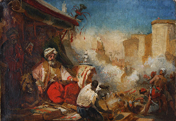 Horace Vernet, olieverfschets